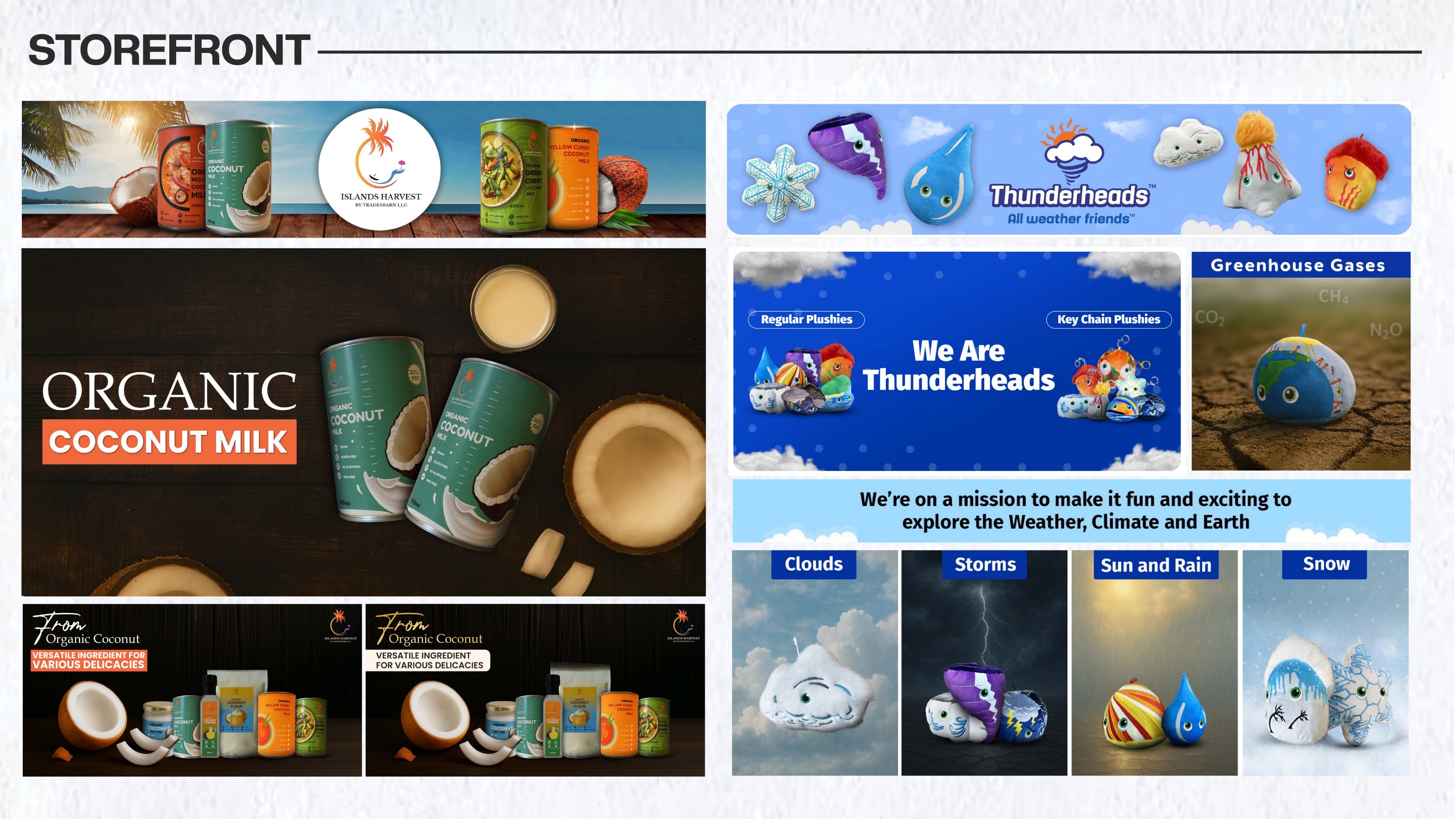 Amazon storefront design